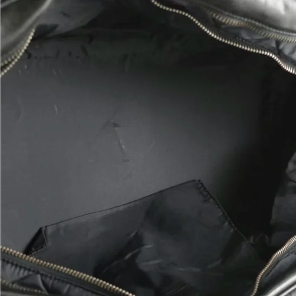 (RARE) Dolce Gabbana quilted nylon, leather trim with embossed accents “Duffle” - Picture 4 of 9